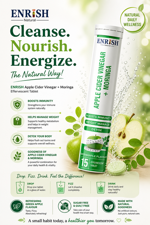 Enrish Natural ACV with Moringa
