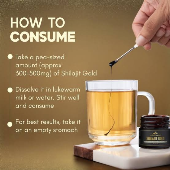 Enrish Natural Shililajit Gold