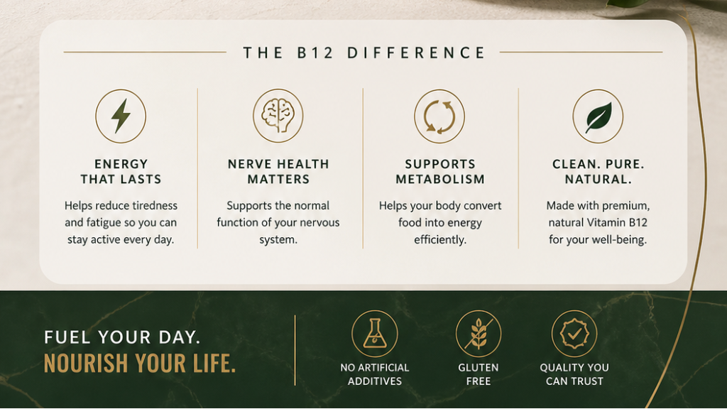 Enrish Natural Vitamin B12 Capsules